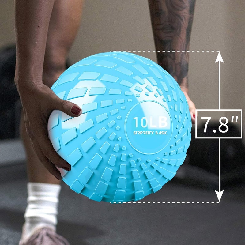 STRPRETTY BASIC Medicine Ball 10 lbs Slam Ball Weighted Balls for Exercise Strength and Crossfit Workout - Image 4